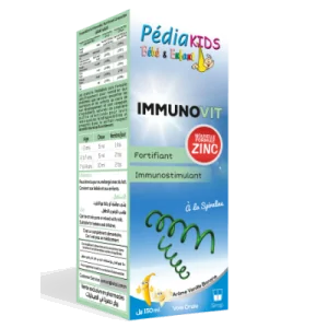 PEDIAKIDS IMMUNOVIT ZINC 150 ML
