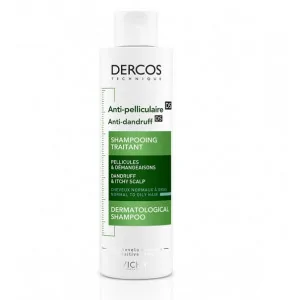 DERCOS ANTI-PELLICULAIRE SHAMPOING CH. GRAS 200ML